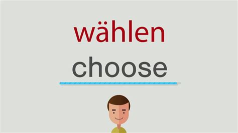 wählen auf englisch|More.